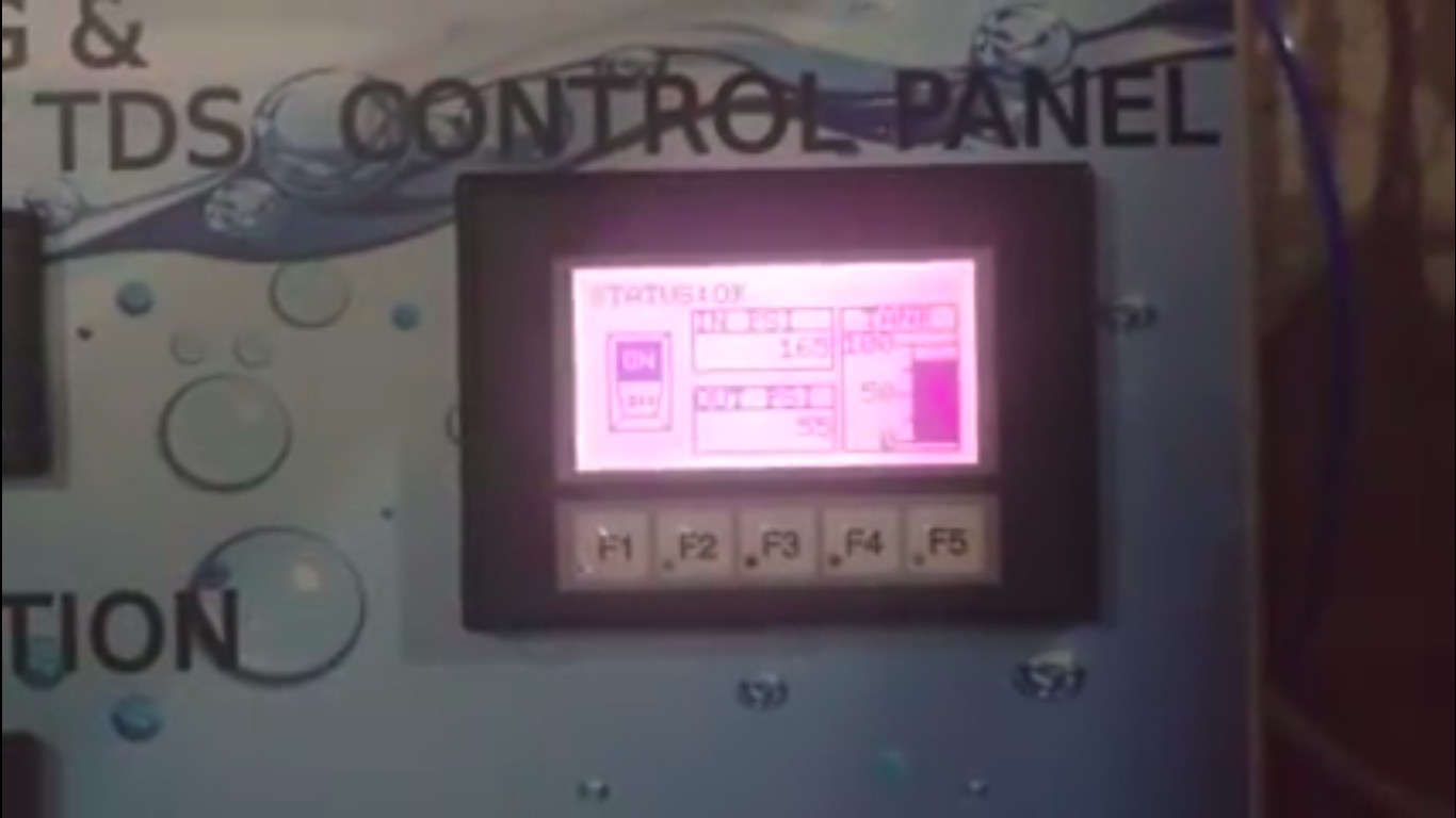 Install water treatment system